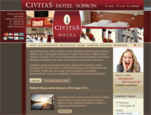 Tablet Screenshot of civitashotel.com
